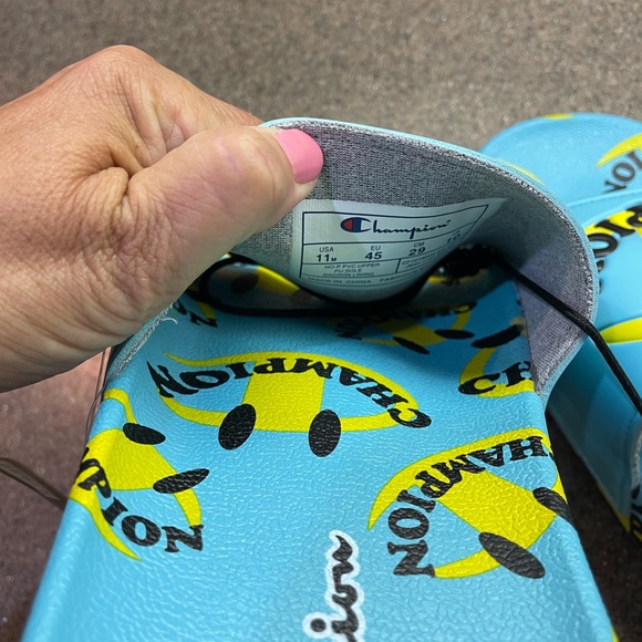 🆕 Champion IPO “Smile” Men’s Slides, Size 13 - Picture 5 of 7